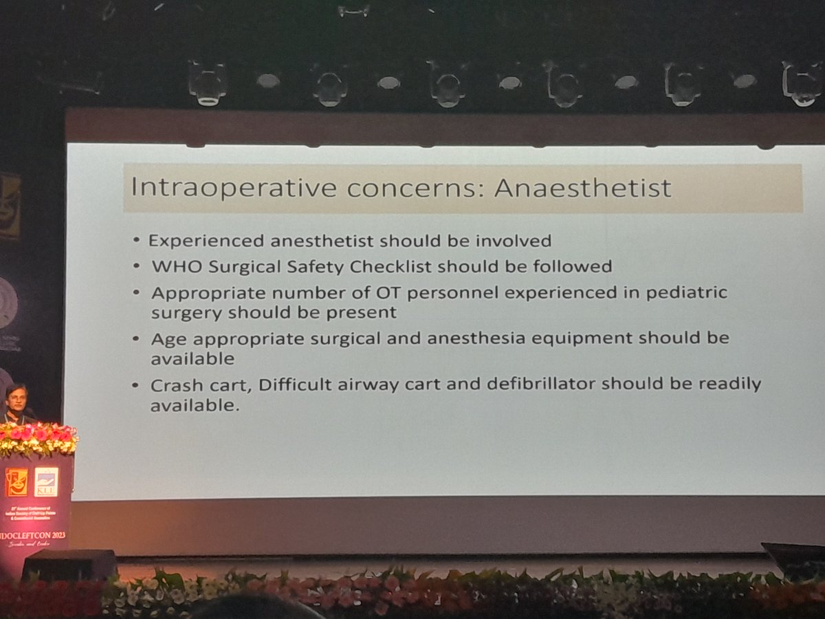_Barbara_Delage's tweet photo. Safety at surgery is discussed now at #indocleftcon - Let's be clear: re- nutritional fitness, children should be growing (in weight and height) and thriving to be safe. No anthro indicator, esp. not W/A, can tell you if a child is thriving if used once at patient selection!! https://t.co/6LHRnPWOFn
