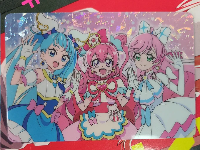 キラキラカードかわいいやったー! 