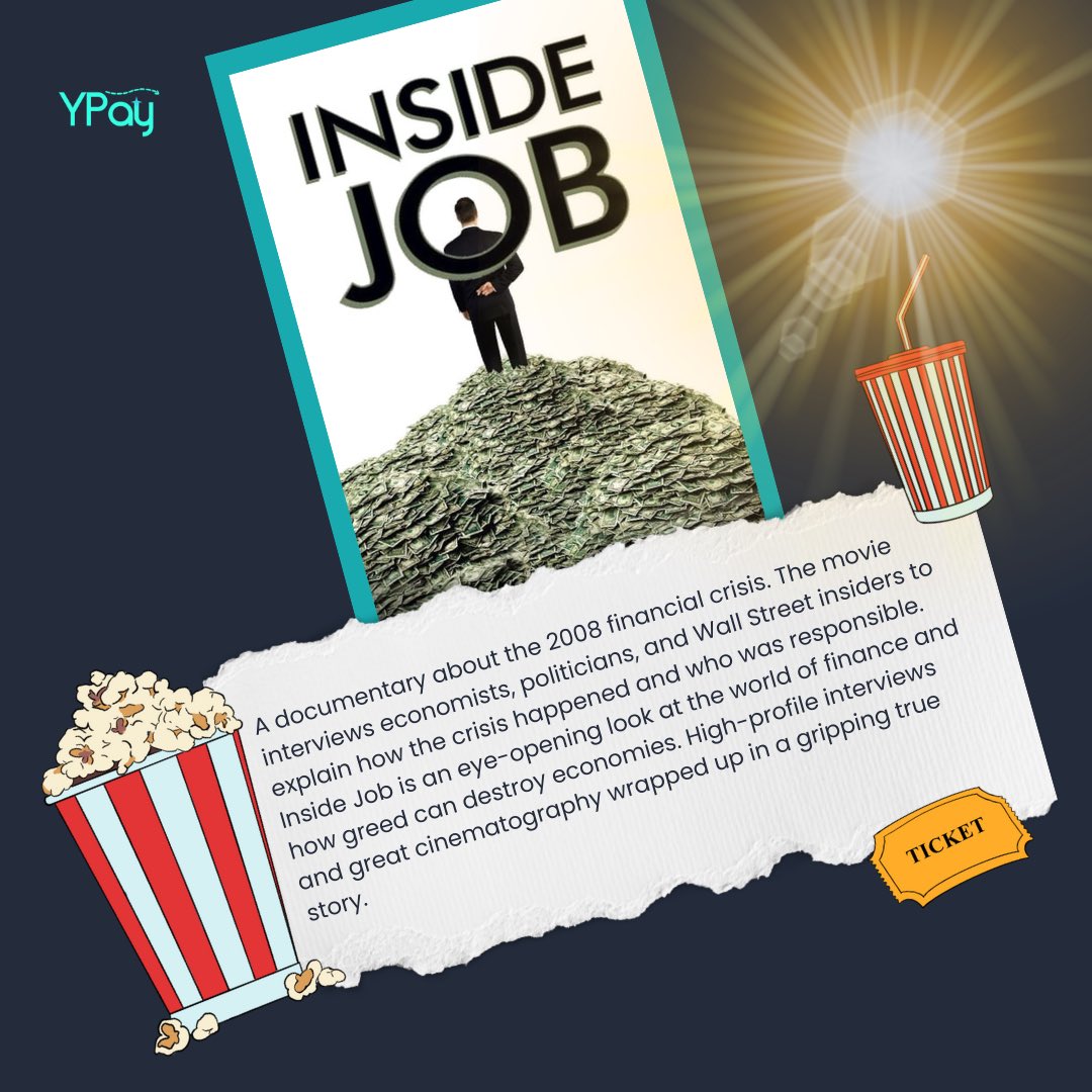 ypayfinancialpk's tweet photo. Weekend is finally here! 🥵🥳🤩 Want some food for thought? Here are some educational yet mind-boggling movies and documentaries about investment and money matters! Which one are you gonna watch? 🤓 https://t.co/61W6Hss43a