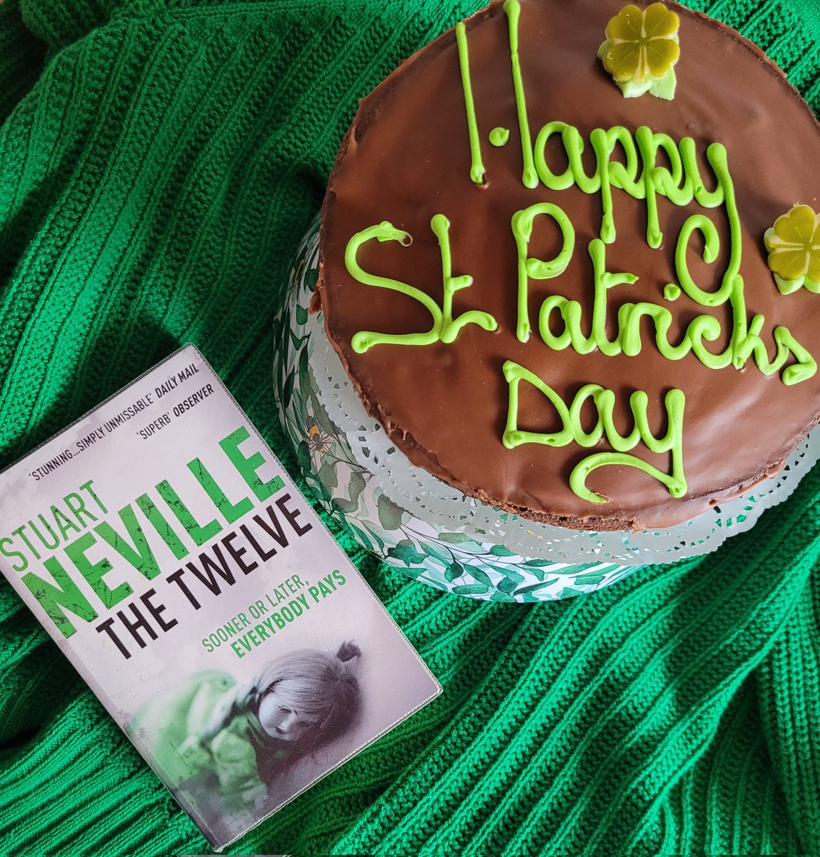 Happy St Patrick's Day. A re-read of one of my fav books from my favourite N Irish author Stuart Neville for an upcoming book club ☘️ #stpatricksday #Irishauthors #Stuartneville