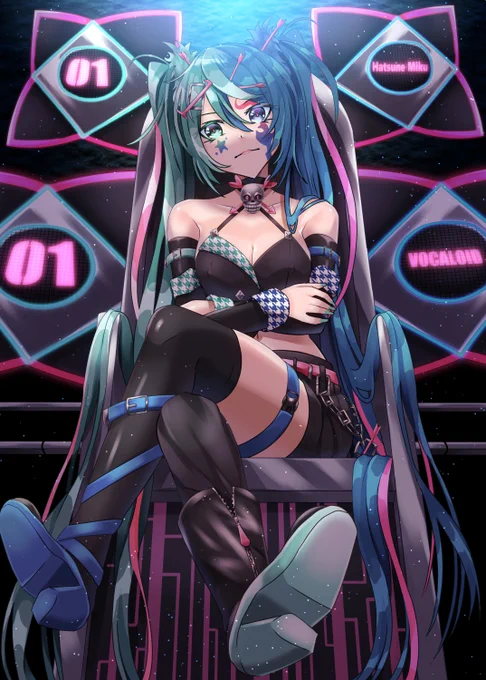 BAD ROCK QUEEN#初音ミク 