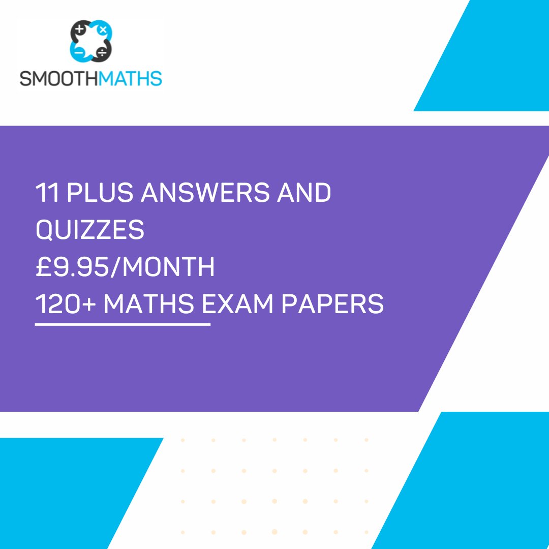smoothmaths's tweet image. Get ahead in your 11+ exam preparation with SmoothMaths! 

#mathstudent #13plus #school #mathsnotes #mathsisfun #mathsteacher #learning #boardingschool #numbers #privateschool #subtraction #exams #examprep #year9 #mathstutor