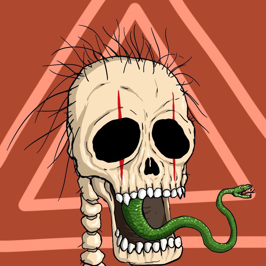 SkullPunkzNFT's tweet photo. Your money is not safe in banks invest in crypto and NFTs!☠️

#NFTs #freemintNFT https://t.co/LiVbmcePwx