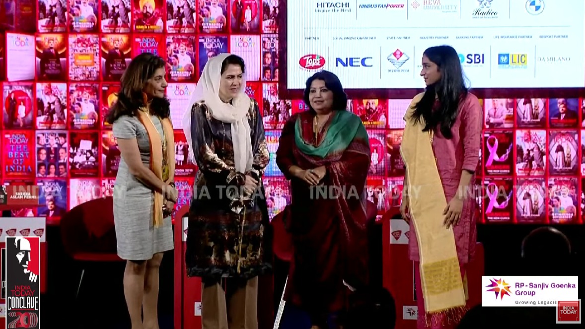 the #IndiaTodayConclave,  #SheebaAslamFehmi says that Islamic feminism is a very rigorous scholarship