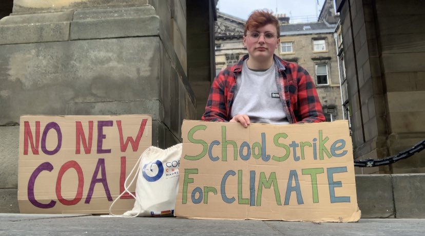 Climate strike in Edinburgh this week #ClimateStrike