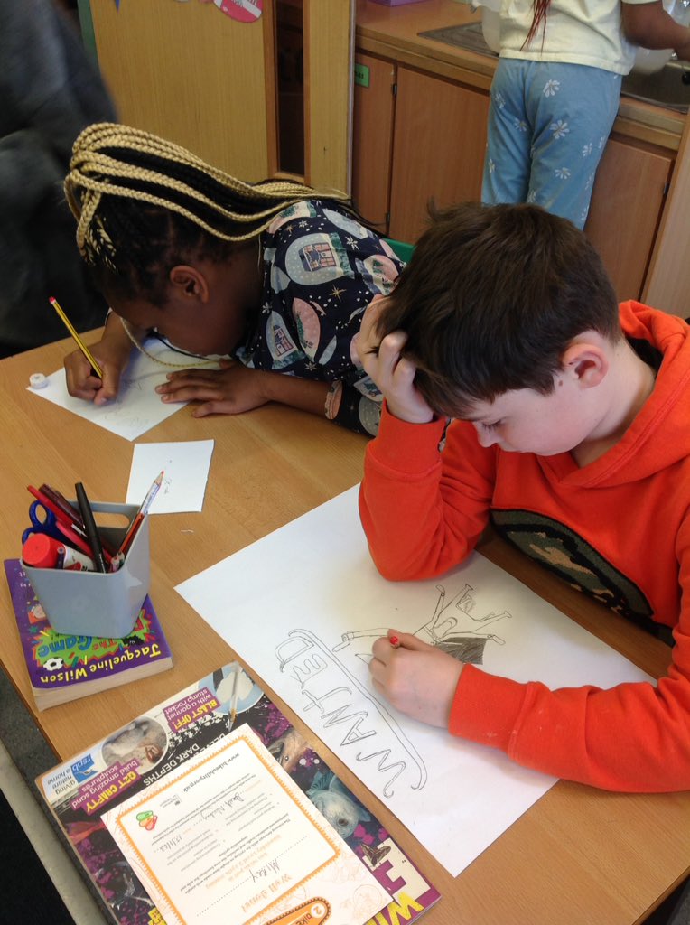 GBS_Larch_Class's tweet photo. Linked to our work on the narrative poem The Highwayman by Alfred Noyes, Year 5 are learning about real life highwayman Dick Turpin and creating wanted posters for him. Next week, we will be writing a newspaper report about one of his crimes. @GilesBrookSCH #gbs4reading https://t.co/njcKfssZAa