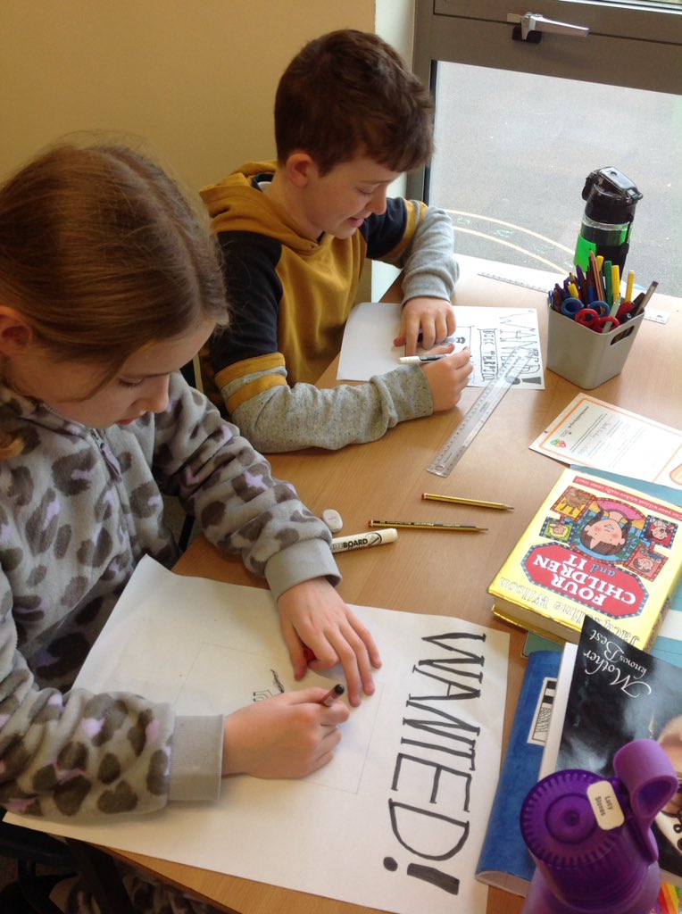 GBS_Larch_Class's tweet photo. Linked to our work on the narrative poem The Highwayman by Alfred Noyes, Year 5 are learning about real life highwayman Dick Turpin and creating wanted posters for him. Next week, we will be writing a newspaper report about one of his crimes. @GilesBrookSCH #gbs4reading https://t.co/njcKfssZAa