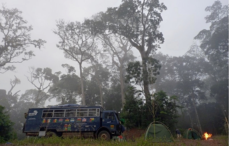 OverlandingWA's tweet photo. A beautiful bushcamp somewhere en route in the north of #Liberia. Come join us for the adventure as travel through the #WestAfrica region again in November 2023 https://t.co/IfZsV91NFu https://t.co/Hb0XNi86Yn