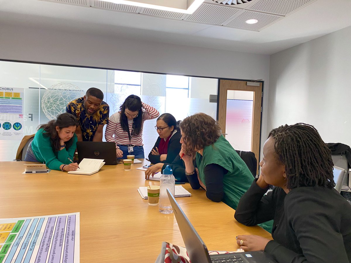 sushilbaral's tweet photo. Group work: how to foster equitable research partnership and governance? How linkages across the country partners, management and learning structures can be enhanced in @ChorusUrban research consortium?
We have excellent suggestions, thank you partners. 
@arkfoundation1 @HERDIntl https://t.co/U9UUYtO7ji