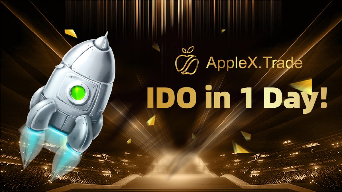 AppleXTrade's tweet photo. ⚡️We are excited to announce our #IDO in just 1 DAY!
#AppleX is a peer-to-peer #marketplace where users can trade #crypto in a non-custodial manner without the need for an intermediary to facilitate the transfer & custody of funds.
Click ⤵️
https://t.co/c1sSFSlQfL
#definews https://t.co/Fyogcx4gNP
