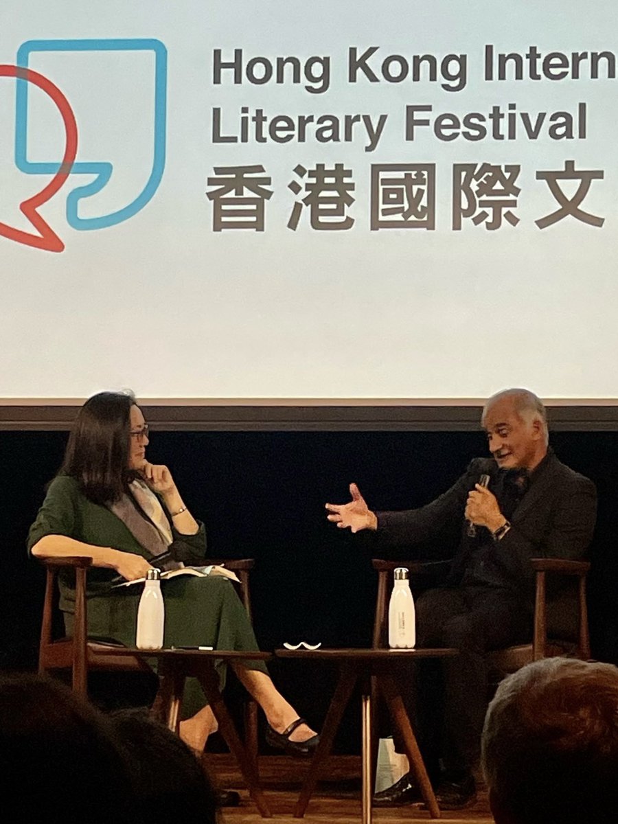 MaureenTai's tweet photo. This time last week, I was preparing to have a conversation with a writer I have long read, and admired. @PicoIyer was delightful to chat with &amp; I hope audiences enjoyed it as much as I did - stay tuned for the full video! @litfest_hk #HKILF2023 #HKILF https://t.co/DooieEjRaN