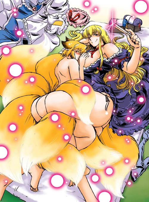 100均の東方トレカに八雲家がいないのが八雲クラスタの中で話題ですが、13年ほど前に絵描き100人くらい集まって東方オールキャラ(ダブルスポイラー当時)トレカ出したのを思い出したり。あたしの担当は八雲紫と魂魄妖忌。つうかゆからん 