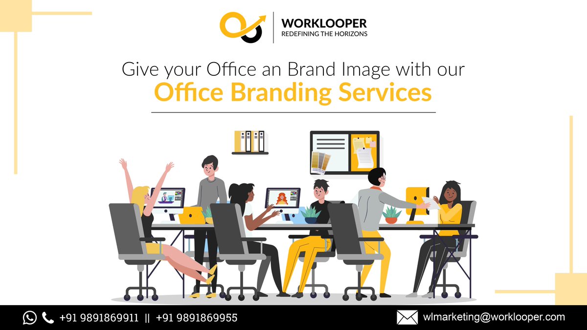work_looper's tweet image. The future is now. Join our hands and let's build Your brand together, with our Office Branding Services.

#officebranding #officebrandingservices #officebrandingdesign #officebrandingideas #officebrandingagency #creative