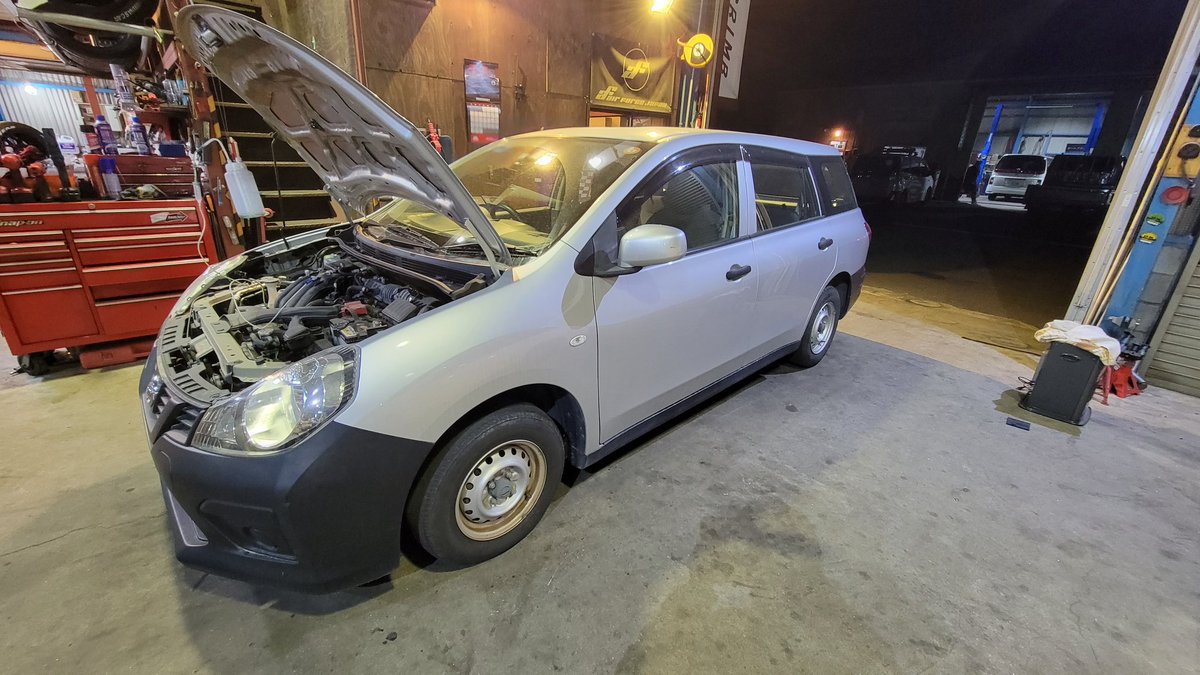 t_crimb's tweet photo. 代車用で仕入れたNV150入庫。29年式
駄目だよ、弄って！と自分に言い聞かせる
#NV150
#ADバン
#ティークライム https://t.co/vhTETulpLZ
