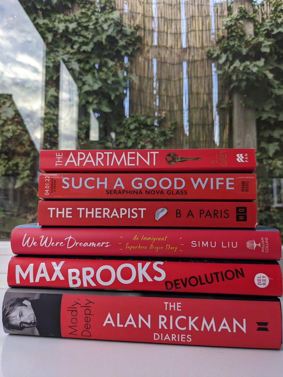up2latereading's tweet photo. In honour of Red Nose Day here is my #rednotread book stack. Are any of these on your tbr too?
#bookstacks #rednoseday #comicrelief #stackchallenge #BookTwitter #booktwt #uptoolatereading https://t.co/bvgH63pcHW