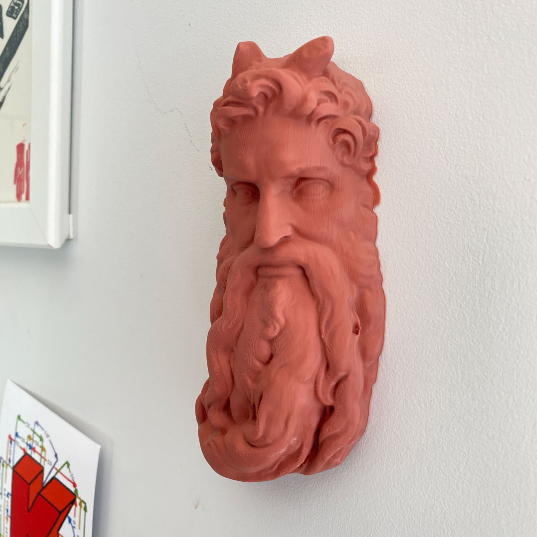Own a piece of history with this #3Dprintable sculpture of #Michelangelo's #Moses, originally created in the 16th century and housed in the church of San Pietro in Vincoli, #Rome. Perfect for art and history enthusiasts alike.

 #ArtHistory #3DPrint #3dprinting #3dp #3dprinter