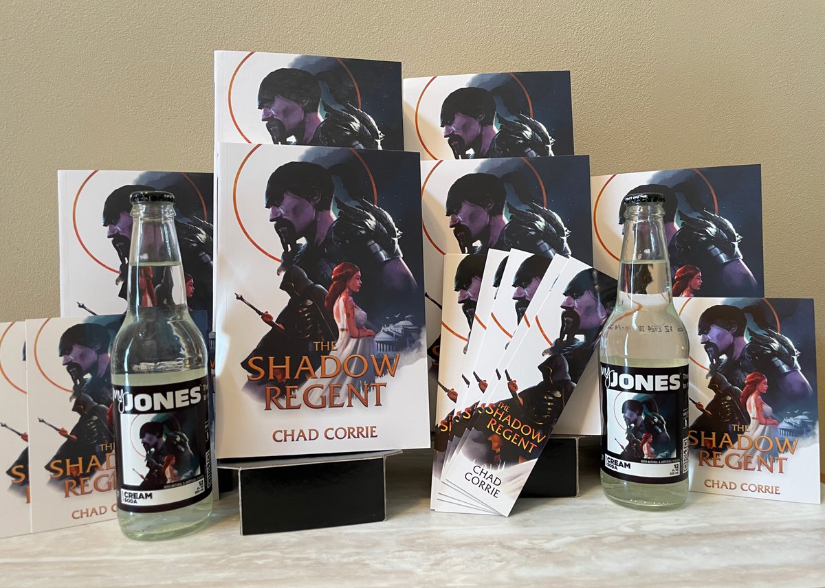 CreatorChad's tweet image. Who's ready for The Shadow Regent's release this Tuesday, March 21st and the five store, four state book tour that follows? 

This guy, apparently. 🙂tinyurl.com/2p8swb4u

#chadcorrie #shadowregent #booktour 
@DarkHorseComics @BNBuzz @jonessodaco