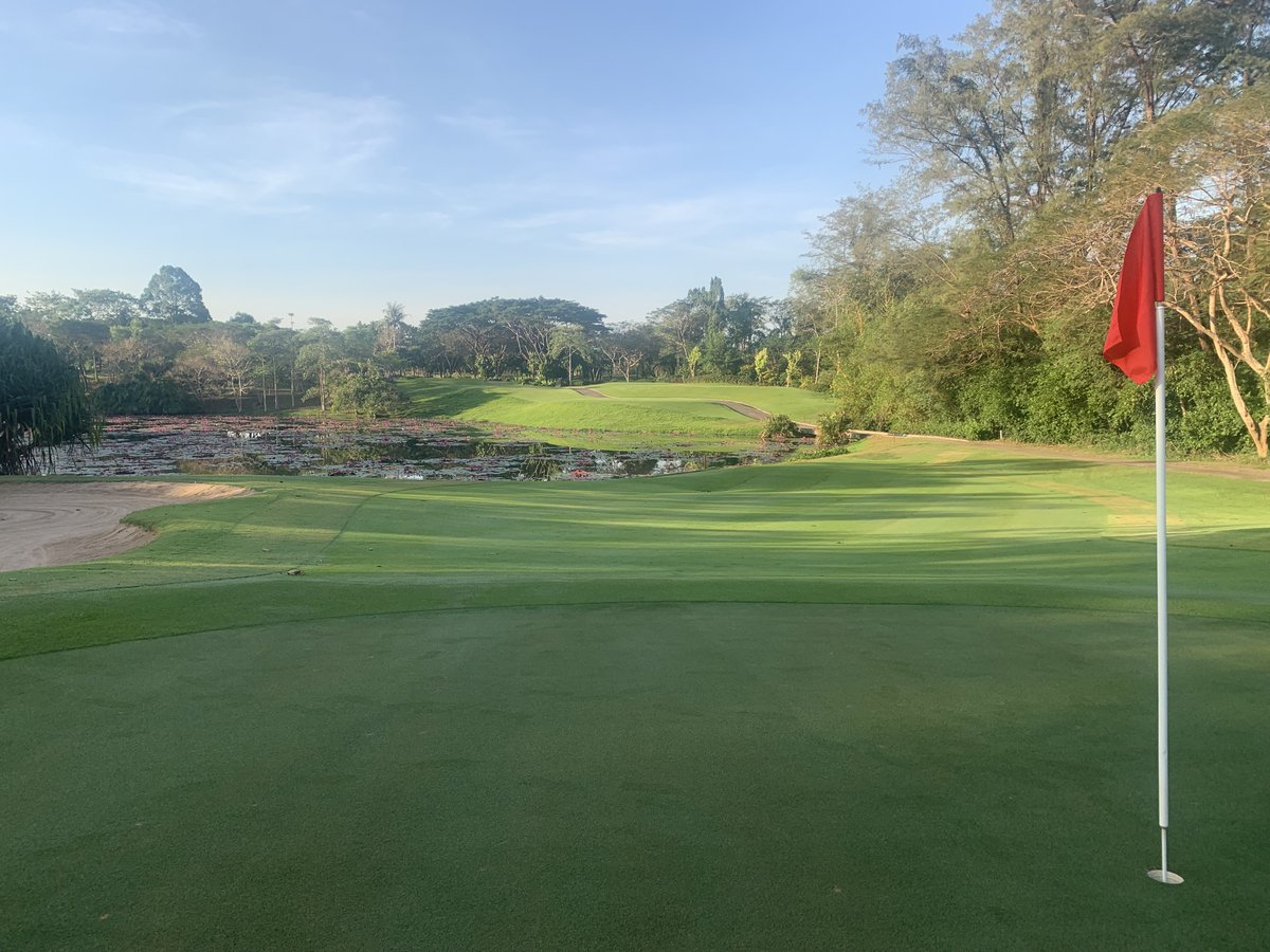 Our team in action on a golf course visit in Thailand, providing advice to get them to international tournament standard.