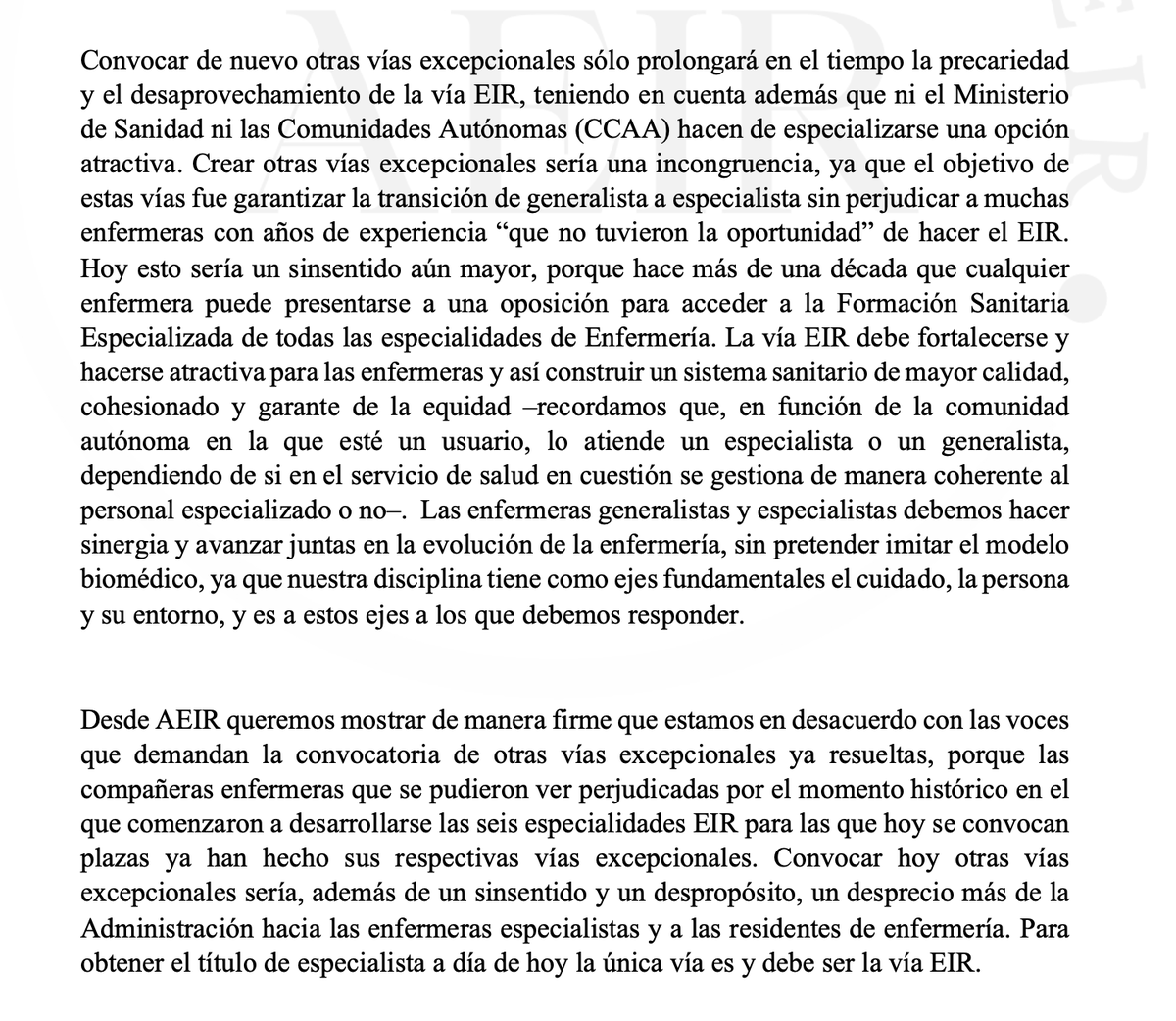 Asociaciontz's tweet photo. 🔴 Comunicado: La vía EIR y la incoherencia de nuevas vías excepcionales 

https://t.co/KjBraIILlo https://t.co/Zqh7GHMslp