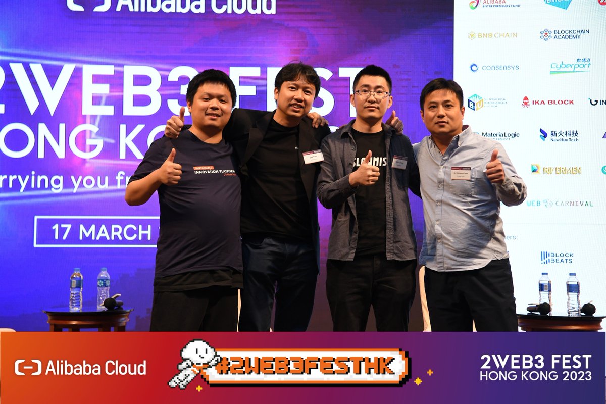 Safeheron's tweet photo. Had a blast at @alibaba_cloud's #2Web3 Event!
Our team had a blast connecting with so many passionate individuals at our booth and a huge shoutout to our Head of BD, @blocksaurus1152 for his insightful contributions to the panel on virtual asset security and protection in web3. https://t.co/hiJDbAGj9T