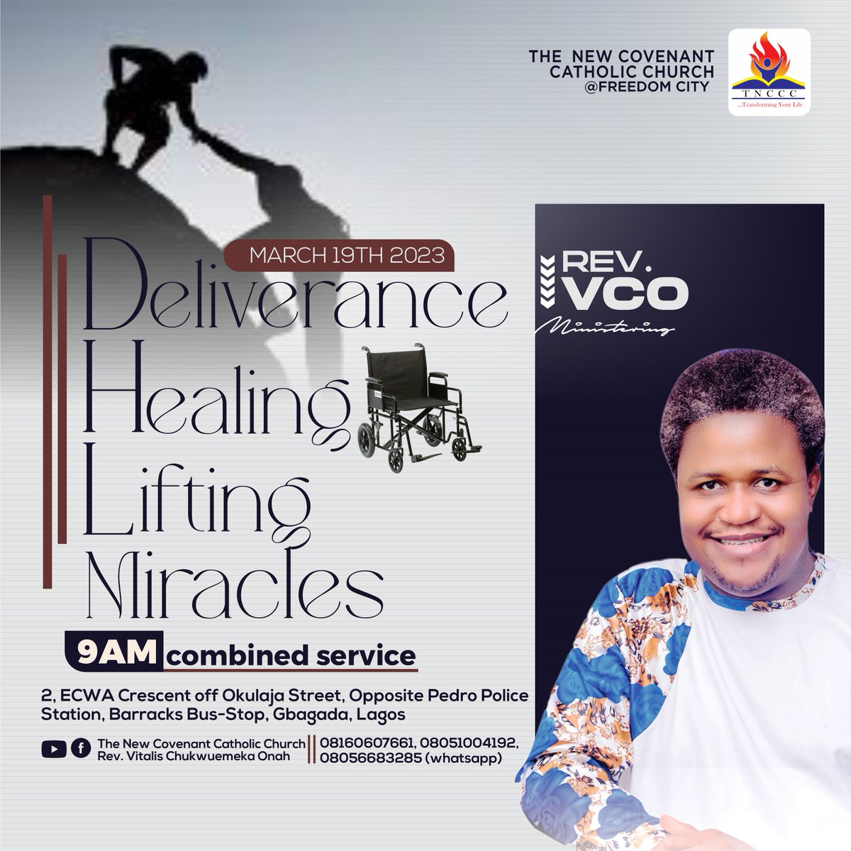 Freedom_cityHQ's tweet photo. Hallelujah!
Beloved, It is DHL and Miracles Service coming up this Sunday at Freedom City
Join Us by 9:00am (COMBINED SERVICE) and experience divine encounter with God's power.
Be Blessed!
#tnccc
#DivineEncounter
#NextLevel2023
#DHL https://t.co/WsHCQqcijY