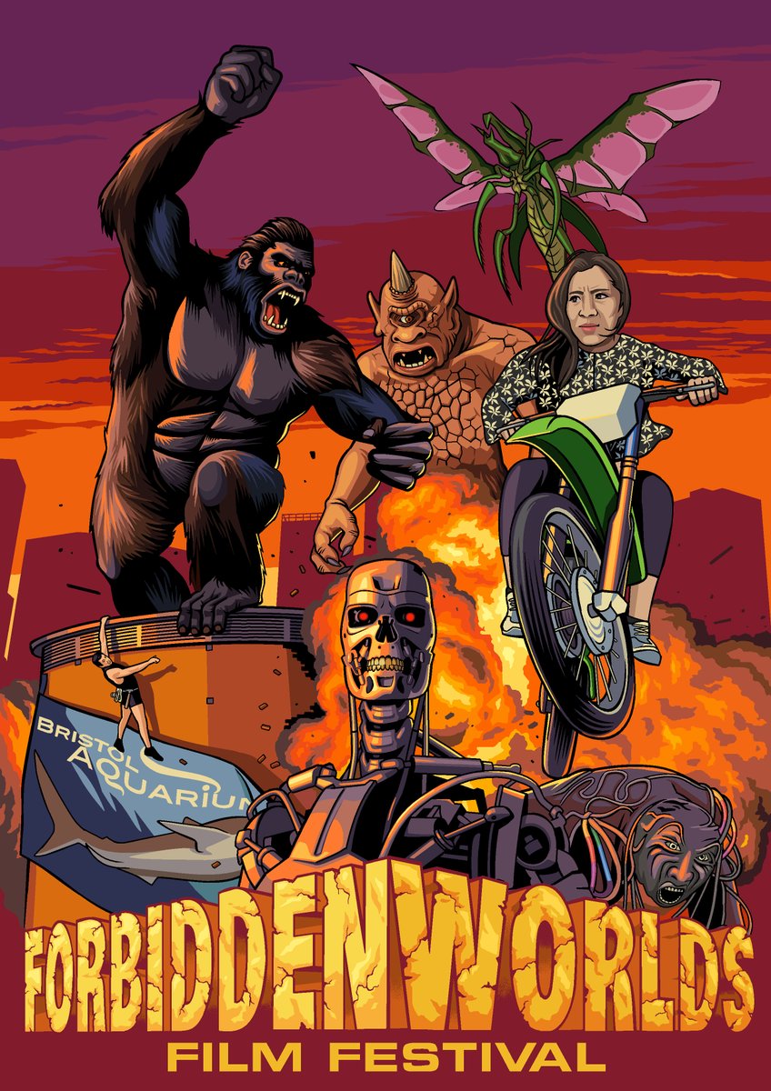 Four days. 
17 films.
Four UK restoration premieres.
Four special anniversary screenings.
Three classic Michelle Yeoh films.
One Eighth Wonder of the World.
One massive screen.
One awesome poster by <a href="/Jimllpaintit/">jim'llpaintit</a>.

#FWFilmFestival returns 18-21 May 2023.

forbiddenworldsfilmfestival.co.uk