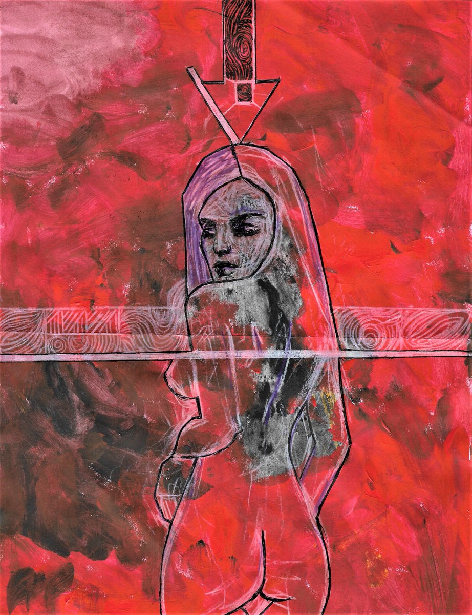 melas1970's tweet photo. tell me more about Macbeth 15cm x 25cm mixed media on paper https://t.co/KyobPIYtdM
