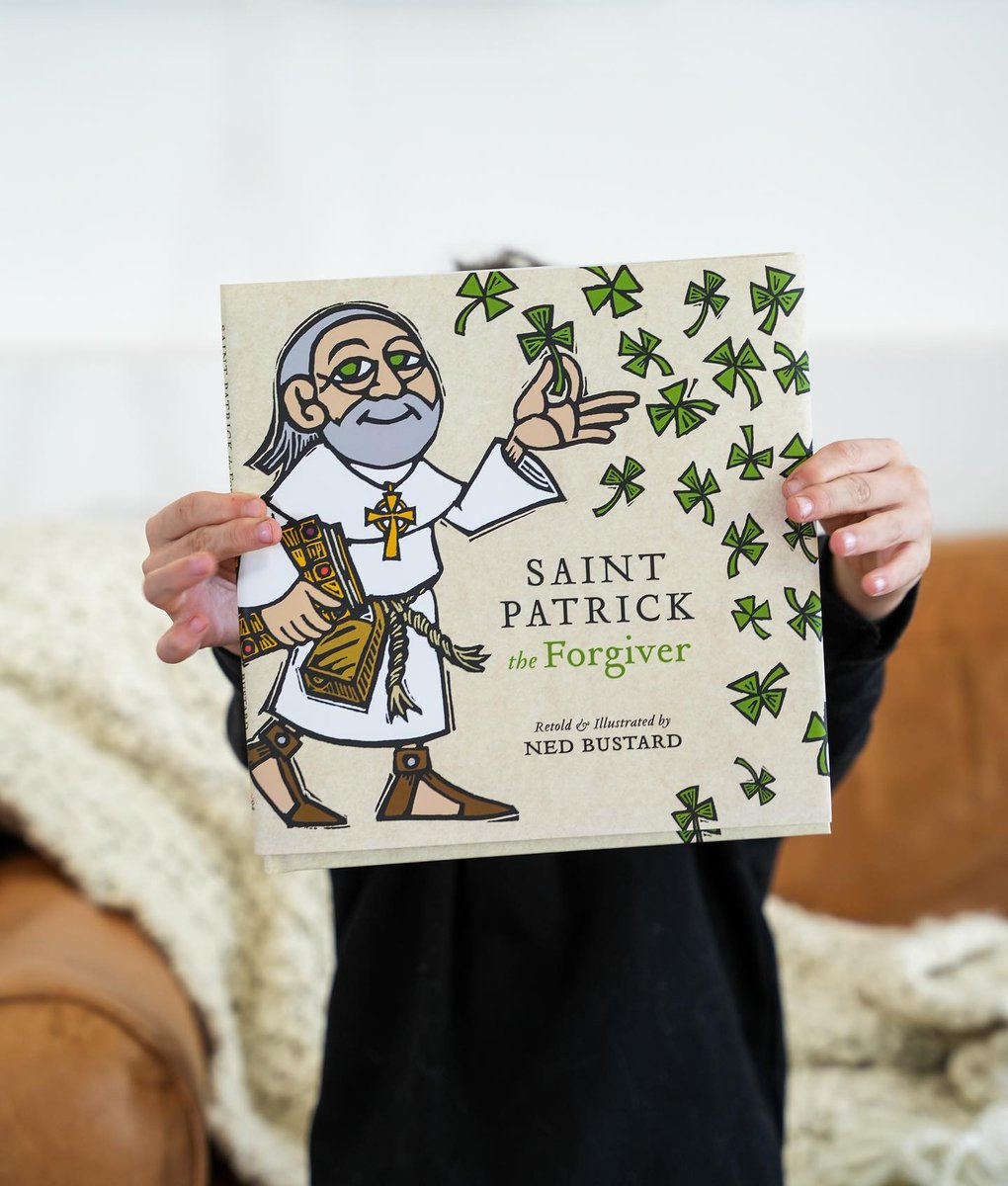 IvpKids's tweet photo. Happy Saint Patrick’s Day! ☘️ Here’s how we’re celebrating: reading ‘Saint Patrick the Forgiver’ by @nedbustard! #saintpatricksday https://t.co/qe2LPOX3Zo