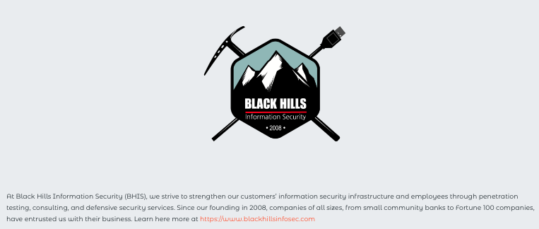 hackmiami's tweet photo. Hackmiami X Welcomes .
@BHinfoSecurity
 ! As Silver Sponsor! Thank you for making this event possible. Join us this May 19-20th https://t.co/pyYbMcENtV #blackhillsinfosec #hackmiami %27 #hackmiamiX https://t.co/UBOJ1NCCf6