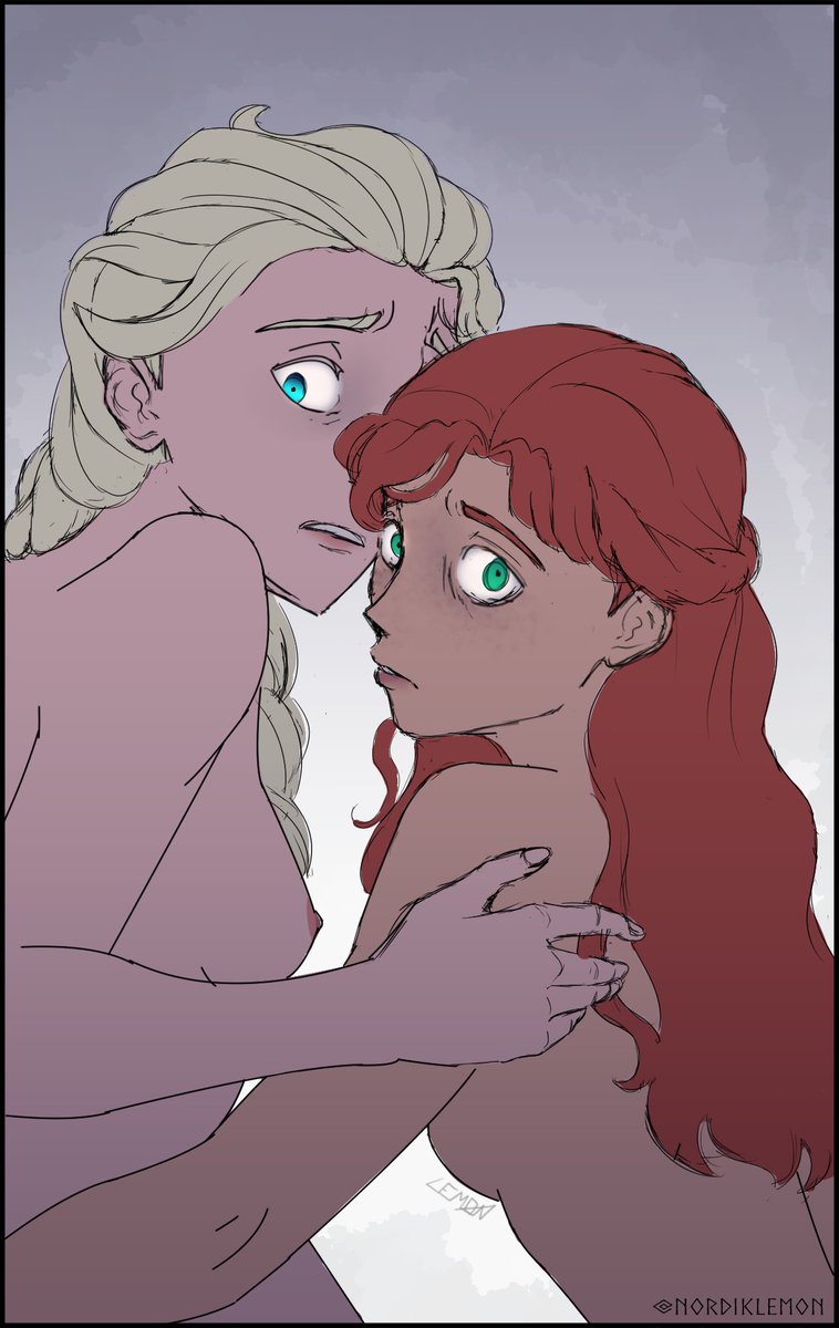 NordikLemon's tweet photo. Day 5: Secret
----
#fanart #frozen #elsana https://t.co/hydGiaG10K