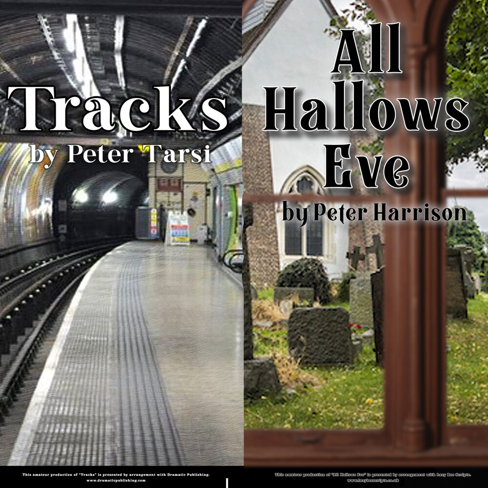 woodhouseplays's tweet photo. The cast of "All Hallows Eve", part of our double bill of two one-act plays. Three more chances to see them tonight and tomorrow. https://t.co/Sb822XWrO1