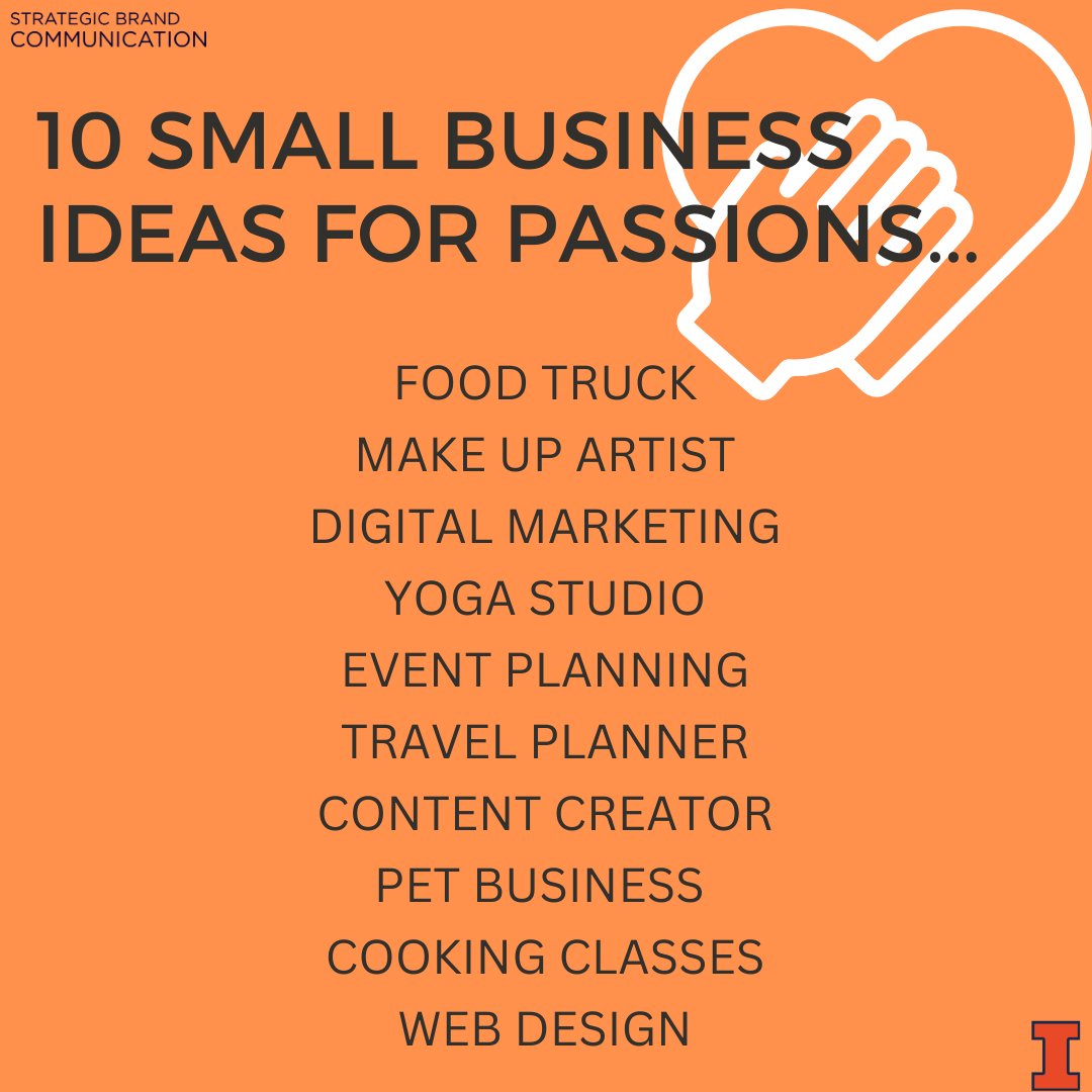 Illinois_SBC's tweet photo. Whoever said you couldn't mix work with passions was wrong...create a business out of your favorite hobby and go to work everyday doing something you love! #SBCPassions #UIUC https://t.co/dDnsV76WzT