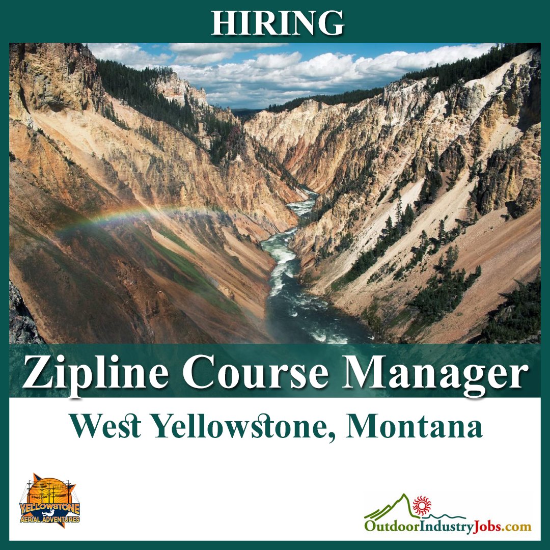 Yellowstone Aerial Adventures is hiring a Zipline Course Manager in West Yellowstone.

Apply Here: myjob.fun/3yDAes7

#YellowstoneZipline #NowHiring #Manager #Jobs #YellowstoneVacation #ExploreMontana #YellowstoneNationalPark #NationalParks #YellowstoneJobs #MontanaJobs