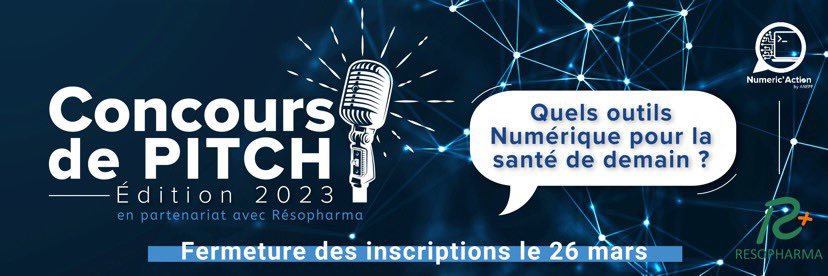 lea_wldr's tweet photo. Concours de #Pitch | 🗣️ Place à l’innovation ! Résopharma et l’ANEPF reconduisent leur partenariat en cette année 2023 en renouvelant le concours de pitch ! 
 ➡️ “Quels outils numériques pour la santé de demain ?” 👥 https://t.co/a7XxZOzwcc