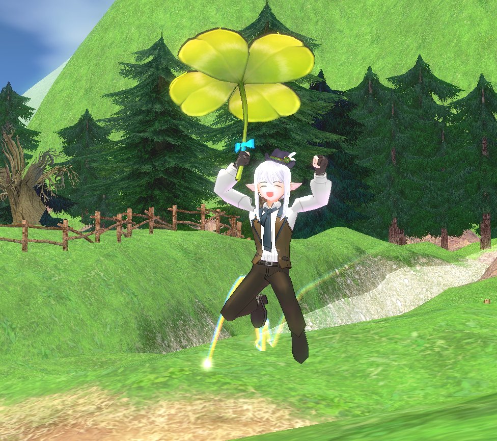 Shoo26311750's tweet photo. #mabinogi #mabi #마비노기 #マビノギ #elf #runonair #shamrock #StPatricksDay2023 #StPatrickDay #rainbow https://t.co/fe8rXNxBL9