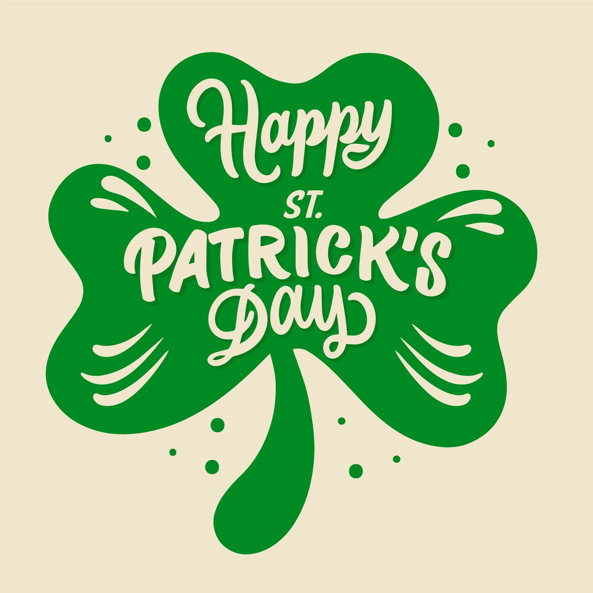Happy St. Patricks Day from EverGreen Linen Solutions! Today, we are feeling extra lucky to get to work with our customers and employees.