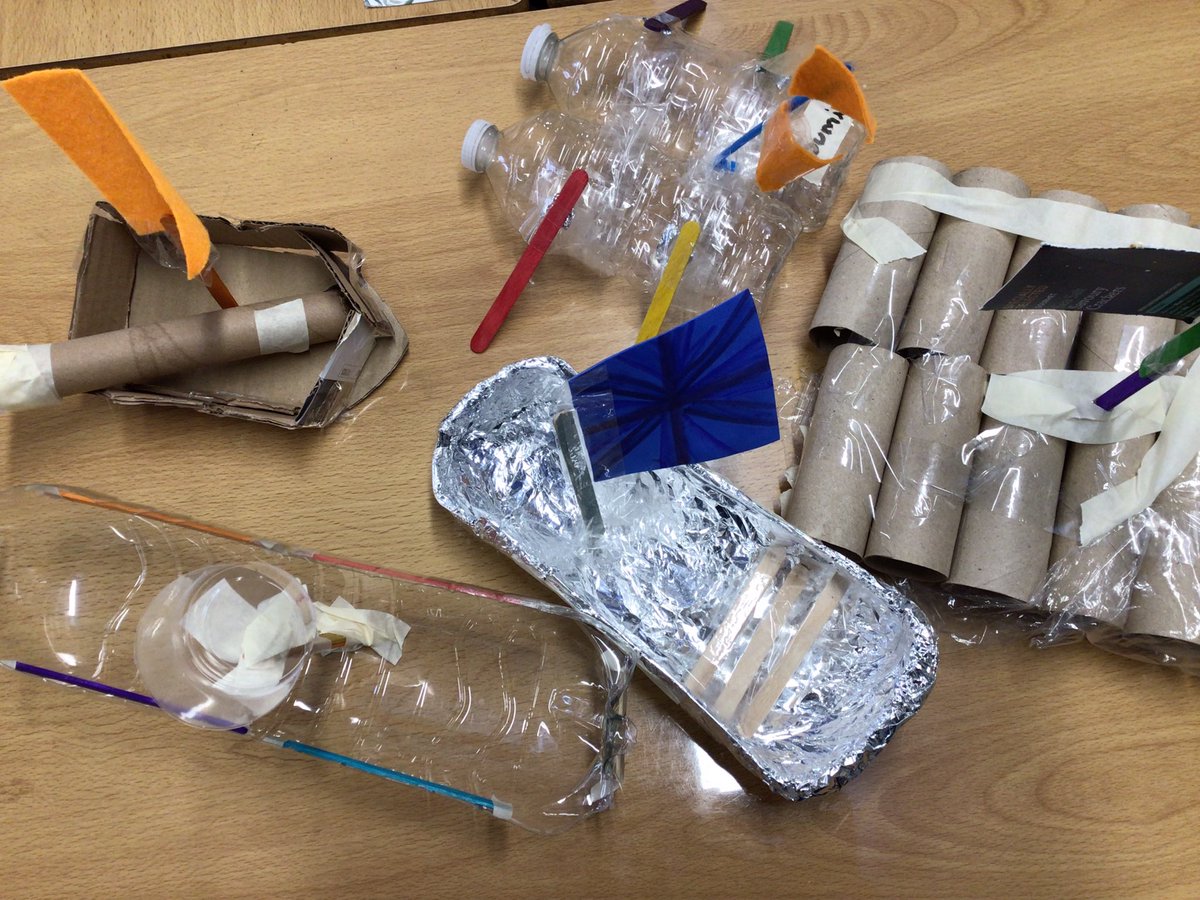 HighwoodPrim3R's tweet photo. Red Nose Day and making boats?!?! What a Friday! https://t.co/4wOnq8SbQi