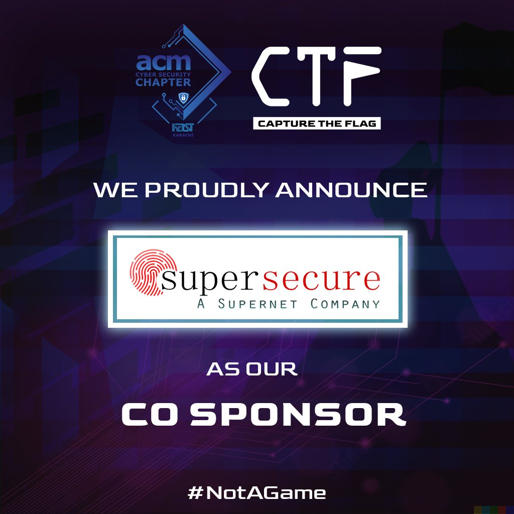 acm_cys's tweet image. We are proud to announce &quot;Supersecure&quot; as our Co-sponosor.Supersecure is a Managed Security Service Provider (MSSP) with a team of experts, focused primarily on Information security solutions
It offers comprehensive security solutions to businesses of all sizes across the globe.