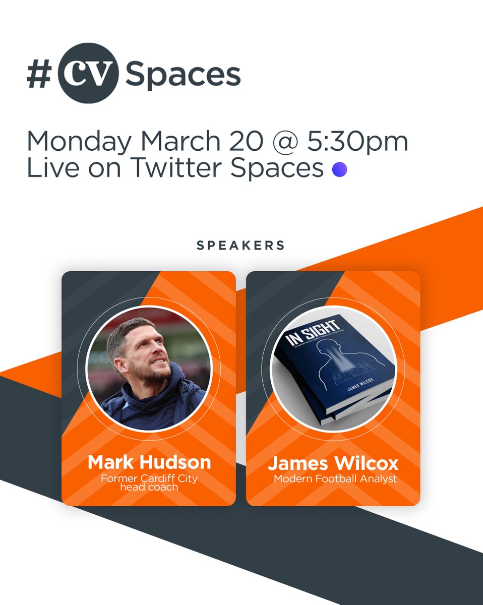 Coaches' Voice (@coachesvoice) on Twitter photo Our speakers for Monday’s #CVSpaces will be former Cardiff City head coach <a href="/M_Hudson5/">Mark Hudson</a> and football tactician and author <a href="/VideosModern/">Modern Football Analyst</a>.
We’ll be analysing the biggest talking points from the Premier League and FA Cup this weekend... 🗣️🟣
x.com/i/spaces/1MnGn… Our speakers for Monday’s #CVSpaces will be former Cardiff City head coach <a href="/M_Hudson5/">Mark Hudson</a> and football tactician and author <a href="/VideosModern/">Modern Football Analyst</a>.
We’ll be analysing the biggest talking points from the Premier League and FA Cup this weekend... 🗣️🟣
x.com/i/spaces/1MnGn…
