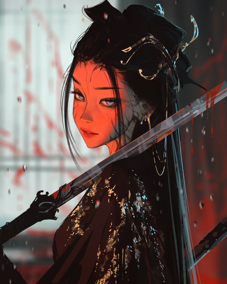 samdoesarts's tweet photo. Ur a peasant u come home to see ur family slain as she slowly turns towards u wyd #digitalart #oc #digitalpainting https://t.co/qKTgz9Y0kR