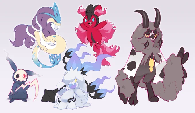 pokemon fusions, can you tell who is who? 