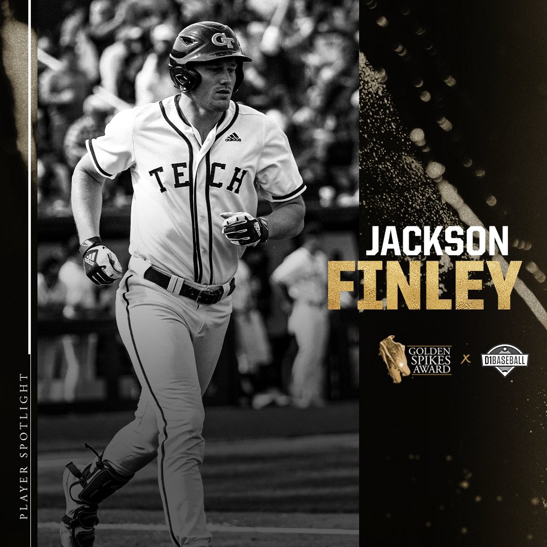 Golden Spikes Award (@usagoldenspikes) on Twitter photo 🚨 Spotlight alert 🚨
Georgia Tech’s dual-threat, Jackson Finley earns this week’s <a href="/d1baseball/">D1Baseball</a> #GoldenSpikes Spotlight: usabaseball.com/golden-spikes-… 🚨 Spotlight alert 🚨
Georgia Tech’s dual-threat, Jackson Finley earns this week’s <a href="/d1baseball/">D1Baseball</a> #GoldenSpikes Spotlight: usabaseball.com/golden-spikes-…
