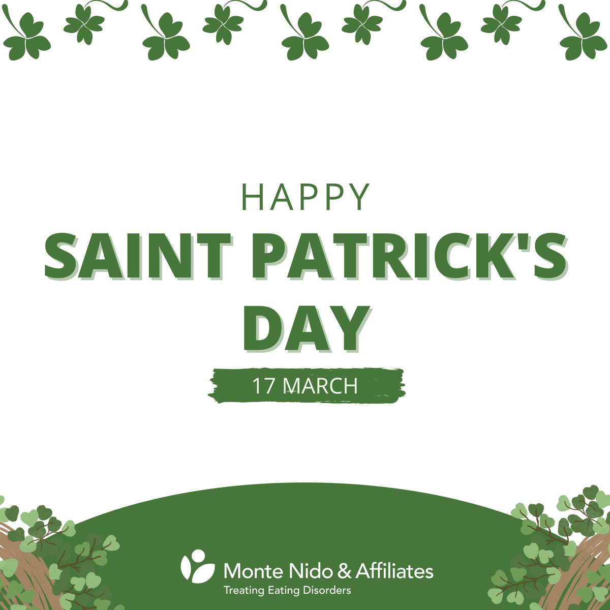 Happy Saint Patrick's Day from all of us at Monte Nido &amp; Affiliates!

#StPatricksDay #recoveryispossible