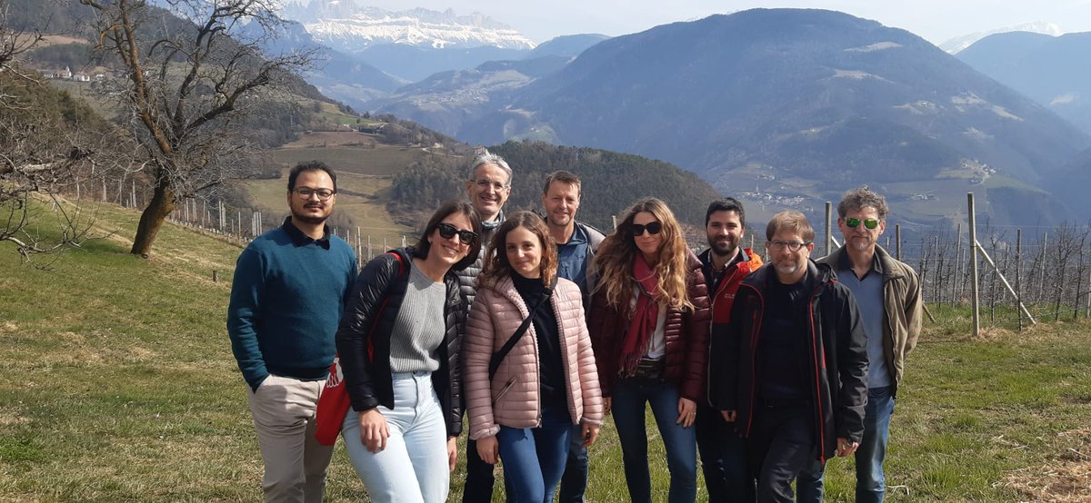 Fruitful meetings and discussions between @EURAC and @CmccClimate to advance #watermanagement and #climaterisk in the Adige river basin as part of @NEXOGENESIS_eu!