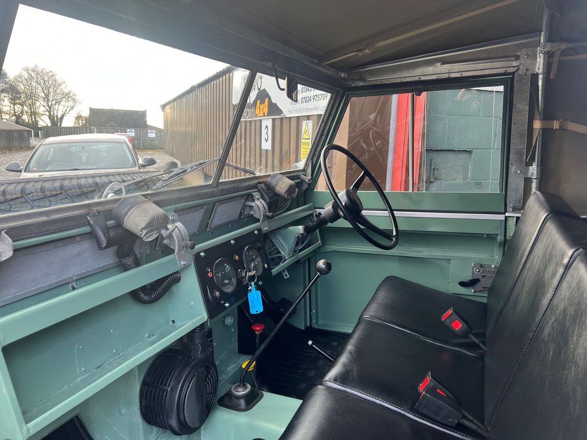 Our latest stock item is this handsome Series 2a soft top . What a great looking vehicle in our opinion. #vintagelandrover #series2a #classiclandrover #petrol