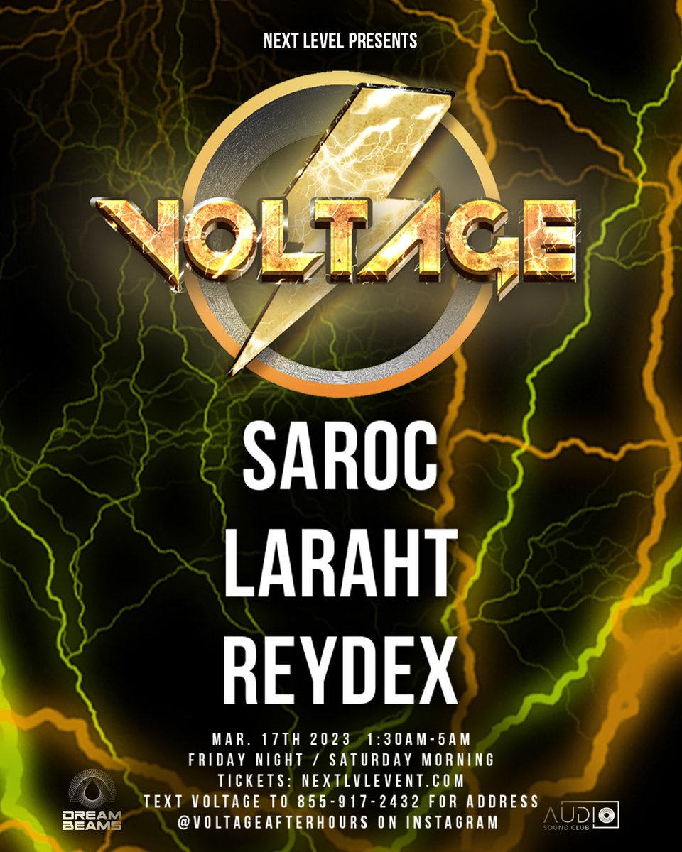 Tonight 
TECHNO NIGHT
1:30-4:30

NextlvlEvent.com