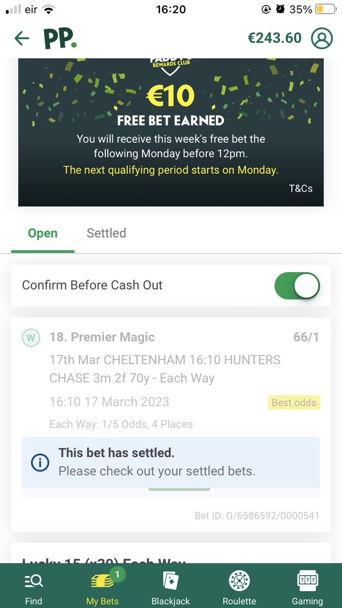 marcusmurf's tweet photo. @AskPaddyPower why haven’t yous gave me 80/1 on premier magic since it was his best odds? https://t.co/piqfRytdhc