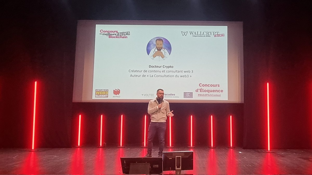 Wallcrypt (@wallcrypt) on Twitter photo C'est notre huitième candidat !
Docteur Crypto, <a href="/DocteurCryptoYT/">Docteur Crypto</a>, Auteur de “La Consultation du web3”, va désormais nous présenter le Métaverse en 3 minutes.
#Crypto #NFT #crypto #event #Web3pitchcontest <a href="/Web3Virtuality/">Virtuality Web3 Summit</a> <a href="/AFPAO_Fr/">AFPAO</a> C'est notre huitième candidat !
Docteur Crypto, <a href="/DocteurCryptoYT/">Docteur Crypto</a>, Auteur de “La Consultation du web3”, va désormais nous présenter le Métaverse en 3 minutes.
#Crypto #NFT #crypto #event #Web3pitchcontest <a href="/Web3Virtuality/">Virtuality Web3 Summit</a> <a href="/AFPAO_Fr/">AFPAO</a>