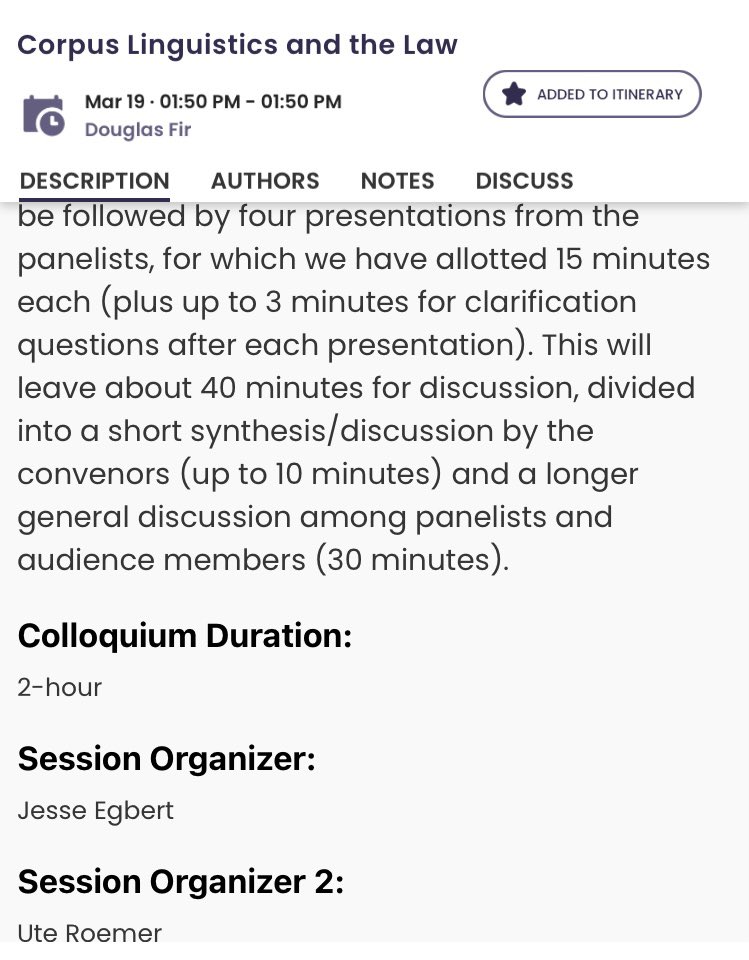 uroemer's tweet photo. Calling all #AAAL2023 attendees interested in #corpuslinguistics and/or legal studies! We now have a detailed program for our Sunday pm colloquium, featuring @ClarkGSULaw Stefan Gries @kevin_tobia Brian Slocum Thomas Rex Lee @jesse_egbert Margaret Wood! Join us in Douglas Fir!! https://t.co/KoLMKteaHf