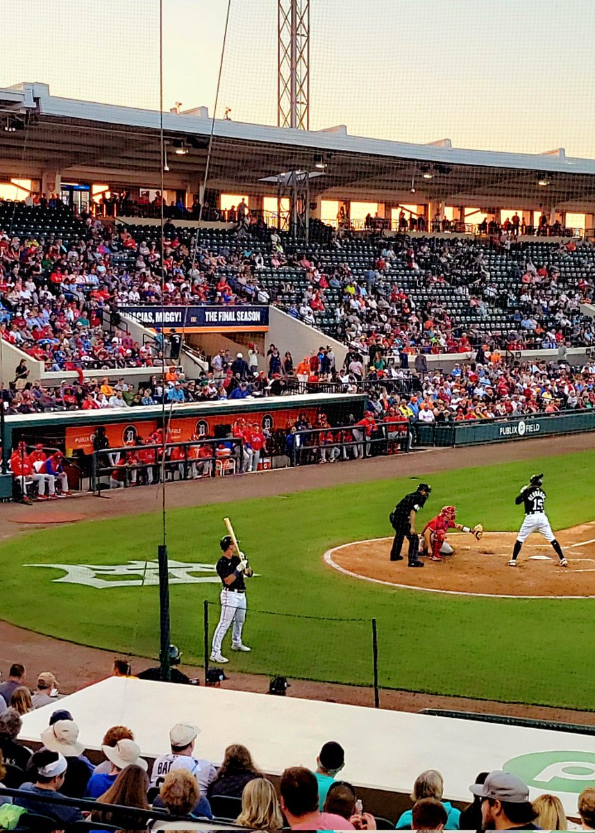 belletobell's tweet image. we went to our first @tigers spring training game last night! #DetroitRoots